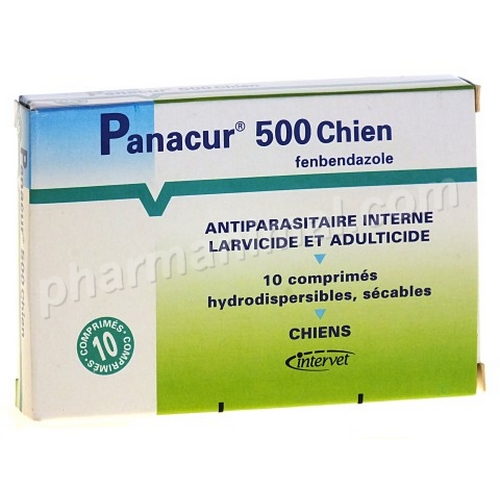 PANACUR 500 CHIEN PLAQUETTE DE 10 cpr VRAC